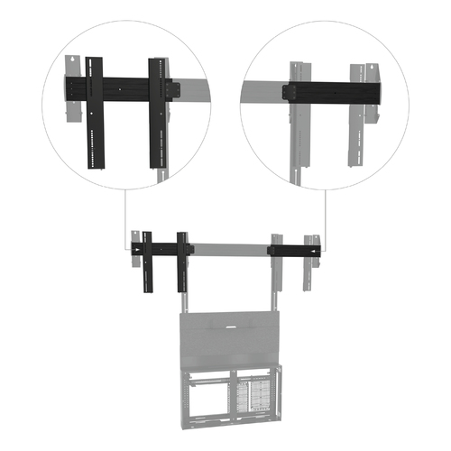 Chief TFSA2L крепление для телевизора 190,5 cm (75") Черный