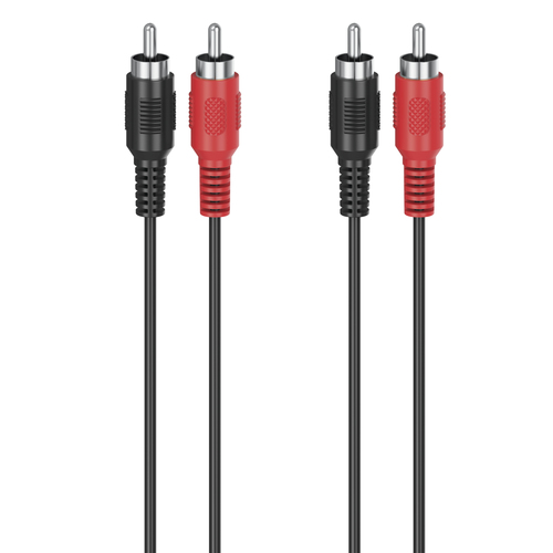 Hama 00305034 аудио кабель 3 m 2 x RCA Черный