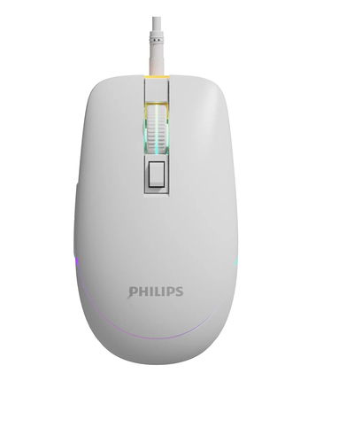 Philips SPK9317W/93 mouse Gaming Right-hand USB Type-A Optical 7200 DPI