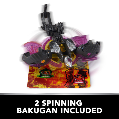 Bakugan Starter 3-Pack, Special Attack Bruiser, Octogan and Trox,  Customizable Spinning Action Figures and Trading Cards, Kids Toys for Boys  and Girls 6 and up