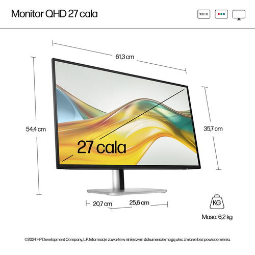 HP Inc. Monitor S5 Pro 527pq QHD  9D9S0UT#ABB