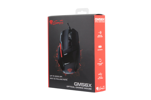 GENESIS GM56X mouse Gaming Right-hand USB Type-A Optical 2000 DPI – image 6