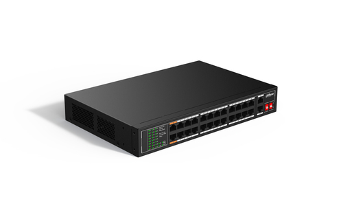 Dahua Technology PoE SF1026LP Unmanaged L2 Fast Ethernet (10/100) Power over Ethernet (PoE) Black