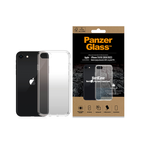 PanzerGlass HardCase Beskyttelsescover 100 % genbrugt thermoplastisk polyurethan (TPU) Polykarbonat Apple iPhone SE (2. generation), SE (3rd generation) – billede 3
