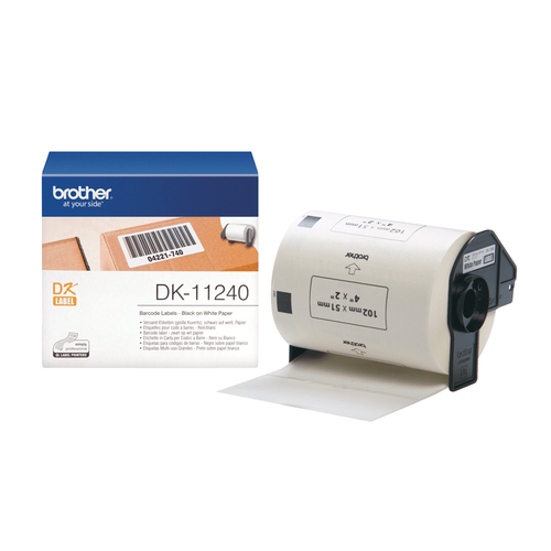 Brother DK Labels DK-11240 (51mm x 102mm) Barcode Labels (600 Labels) - image 1
