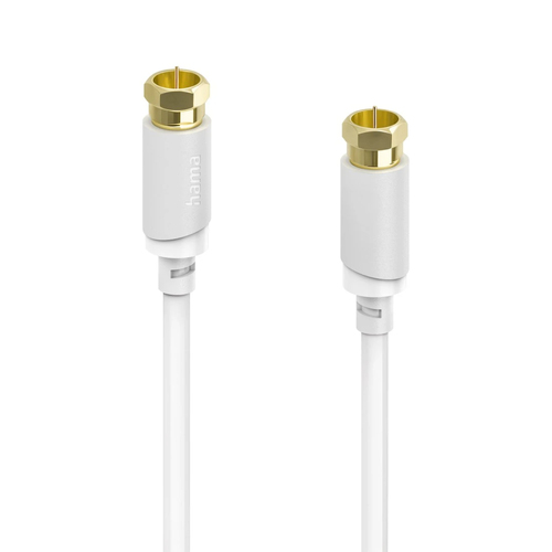Product image: Hama 00202022 coaxial cable 10 m F-type White