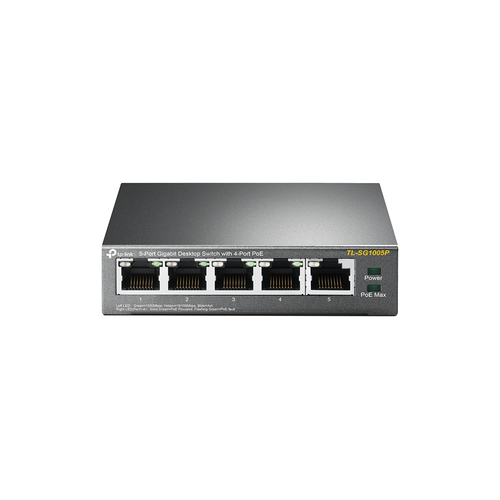 TP-LINK Switch TL-SG1005P 5xGBit (4xPoE / 65W) Unmanaged