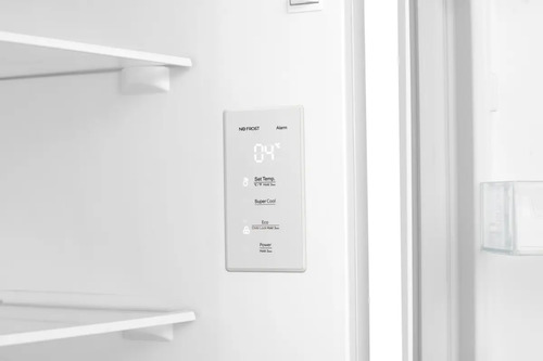 Hisense RL415N4AWC Réfrigérateur pose libre - Capacité 322 L - sans givre - Éclairage LED - Clayettes réglables - Blanc – Photo 9 sur 10