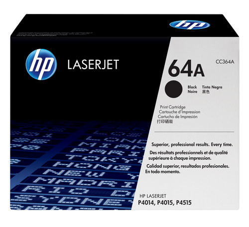 HP 64A Black Original LaserJet Toner Cartridge (CC364A) - image 1