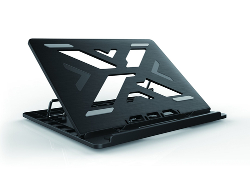 Conceptronic ERGO Laptop Cooling Stand Стойка для ноутбука Черный 39,6 cm (15.6")
