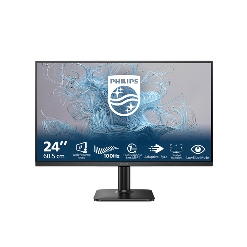 Philips 1000 series 24E2N1100LB/00 écran plat de PC 60,5 cm (23.8&amp;ldquot;) 1920 x 1080 pixels Full HD LCD Noir