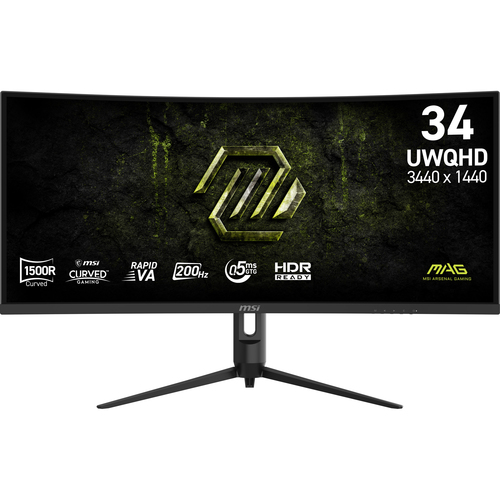 MSI MAG 342CQRF E20 монитор для ПК 86,4 cm (34") 3440 x 1440 пикселей UltraWide Quad HD ЖК Черный