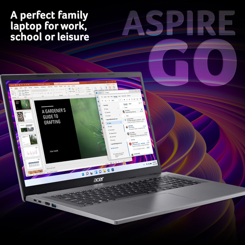 Acer Aspire Go 17 AG17-31P - 17.3" Full HD, Intel Core 3 N355, 8GB, 128GB UFS, Windows 11 Notebook thumbnail 2
