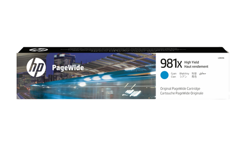Original HP 981X High Capacity Cyan Ink Cartridge - image 1