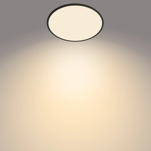 Philips Plafondlamp Superslim Zwart Ø43cm 22w, afbeelding 4