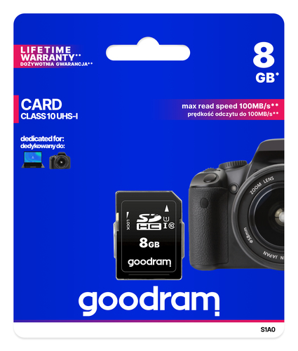 Goodram S1A0 8 GB SDHC UHS-I Class 10 – image 3