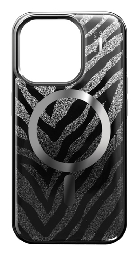iDeal of Sweden Clear Case MagSafe iPhone 15 Pro Zebra Mystique – image 1
