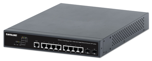 10-PORT L2+ FULLY MANAGED POE++ SWITCH WITH 8 GIGABIT ETHERNET PORTS AND 2 SFP U