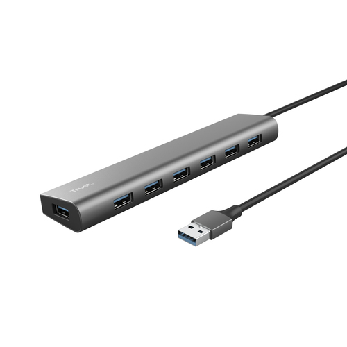 Trust Halyx 7-Port Mini USB Hub Aluminium