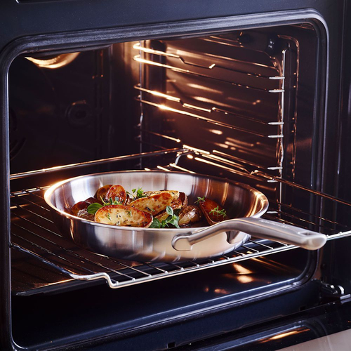 KitchenAid Multi-Ply Stainless Steel Non-Stick Frying Pan - Uncoated in Silver Size: 28cm - Silver - image 5