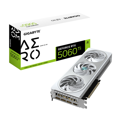 Gigabyte GeForce Rtx 5060 Ti Aero OC 8GB Graphics Card - GV-N506TAERO OC-8GD - image 1