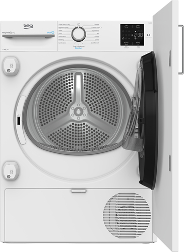Beko NTIKP81131W 8Kg Integrated Heat Pump Tumble Dryer - White - A++ Rated, White - image 2
