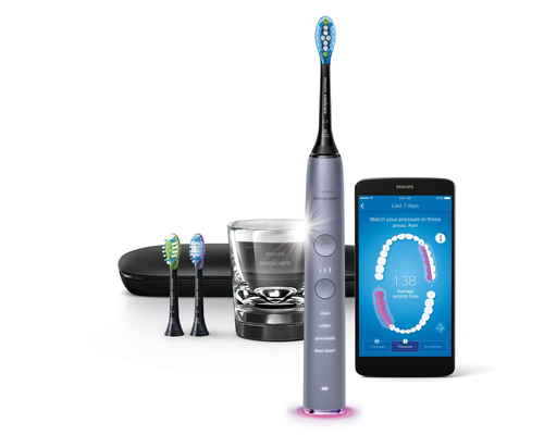 Philips HX9903/42 electric toothbrush Adult Sonic toothbrush Black, Purple