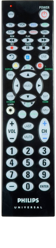 Philips SRU4208WM/17 télécommande Appuyez sur les boutons 0