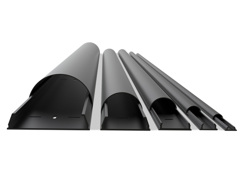 Multibrackets M Universal Cable Cover 18 mm x 1,6 m 1.6m Sort