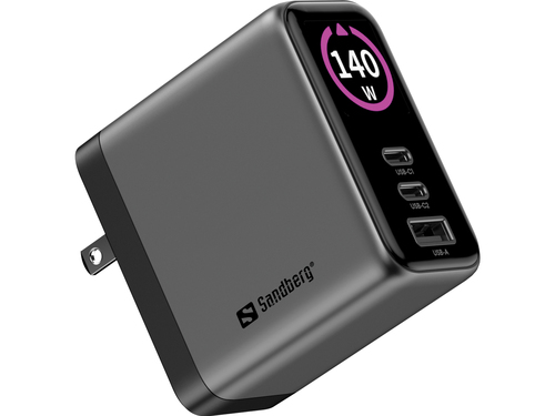 Sandberg Travel Charger PD140W Display – image 2