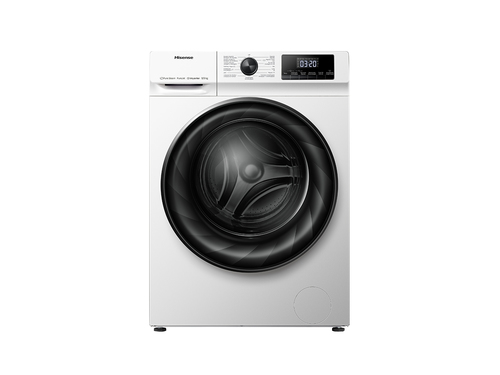 Hisense WDQY901428VJM washer dryer Freestanding Front-load Black, White