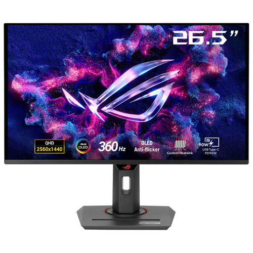 ASUS ROG Strix OLED XG27ACDNG монитор для ПК 67,3 cm (26.5") 2560 x 1440 пикселей Quad HD QD-OLED Черный