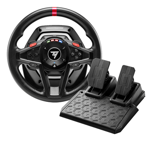 Thrustmaster T128 SimTask Farming Pack Черный USB Steering wheel + pedals + shifter Аналоговый/цифровой ПК, PlayStation 4, PlayStation 5