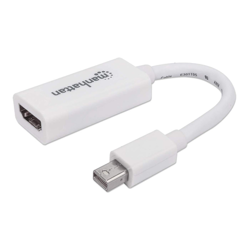 Manhattan Adaptador Pasivo de Mini DisplayPort a HDMI imagen 1