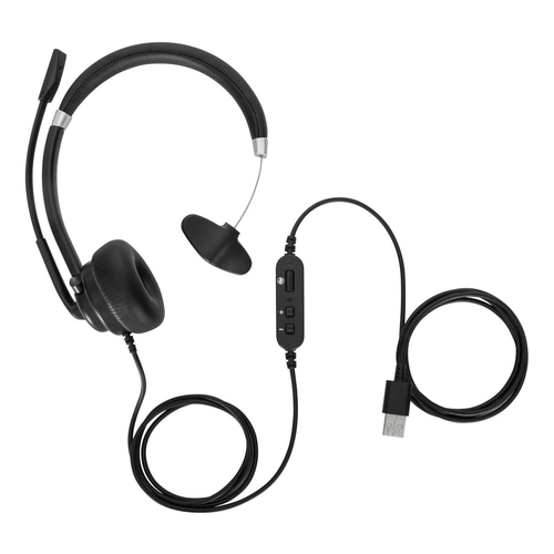 Targus AEH101TT auricular y casco Auriculares Alámbrico Diadema Car/Home office USB tipo A Negro imagen 3