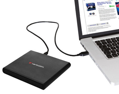 Verbatim 98938 Externe DVD-brander Retail USB-A 2.0 Zwart – Foto 5 van 6