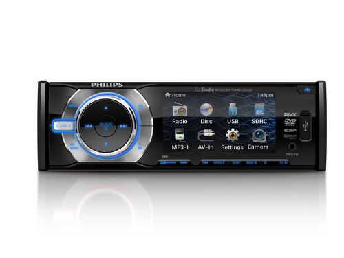 Philips CED230X/78 car media receiver Black – image 2
