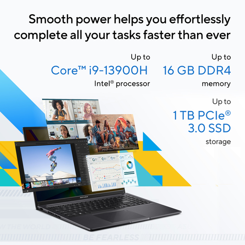 ASUS Vivobook 16 X1605VA-MB2168W Intel® Core™ i5 i5-13420H Laptop 40.6 cm (16") WUXGA 16 GB DDR4-SDRAM 512 GB SSD Wi-Fi 6E (802.11ax) Windows 11 Home Black QWER – image 8