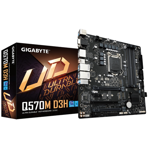 GIGABYTE Q570M D3H (rev. 1.0) Intel Q570 Express LGA 1200 (Socket H5) Микро ATX
