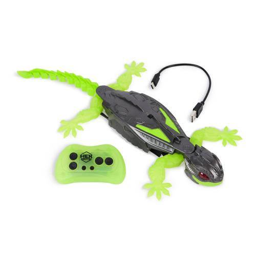 Spin Master HEX BOTS Wall Crawler Gecko, Rechargeable Remote Control Robot Kids Toys, Climbs up Walls for Prank Toys & Games, RC Robot Toys for Boys & Girls Ages 4 & Up – image 4