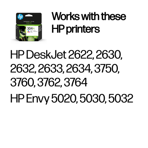 Original HP 304XL Tri-Colour Ink Cartridge - image 2