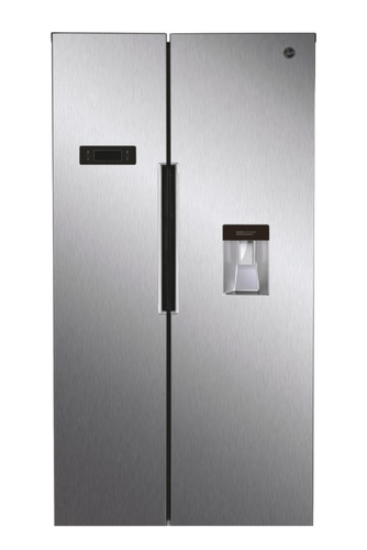 Hoover HHSBSO 6174XWD side-by-side холодильник Отдельно стоящий 529 L Нержавеющая сталь