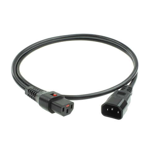 PWRCORD C13 LOCK - C14 2M 5PCS. 1 stk, afbeelding 2