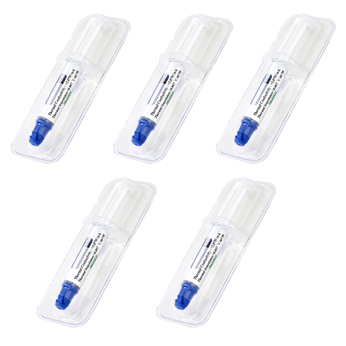 StarTech.com Thermal Paste, High Performance Thermal Paste, Pack of 5 Re-sealable Syringes (1.5g / each), Metal Oxide Heat Sink Compound, CPU Thermal Paste, Thermal Glue, RoHS / CE - GPU Grease Kølepasta 5-pack Grå 1.5 g – billede 6