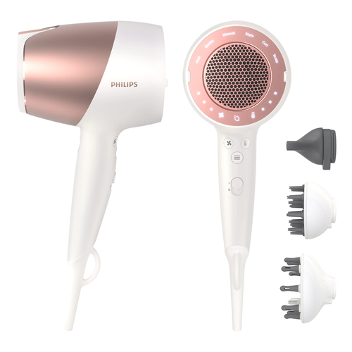 Philips Prestige BHD827/00 Hair Dryer with SenseIQ and 3 attachments – image 1