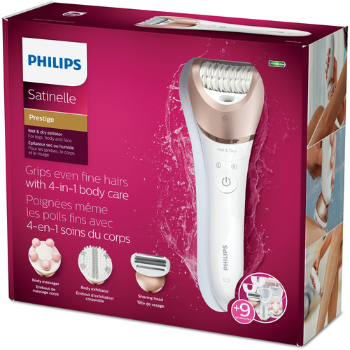 Philips Satinelle Prestige BRE648/00 epilator 1 tweezers Beige, White – image 4