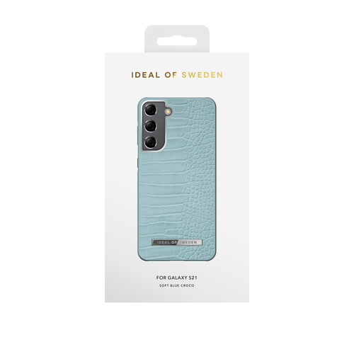 iDeal of Sweden Atelier Case Galaxy S21 Soft Blue Croco – image 1