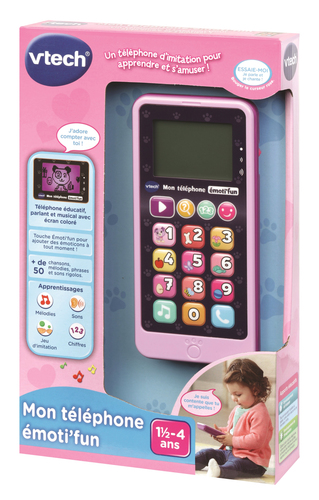 VTech Mon téléphone émoti'fun rose – image 4