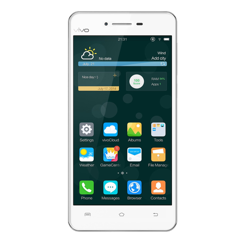 vivo Y27 11.9 cm (4.7") Android 4.4 4G Micro-USB 1 GB 8 GB 2260 mAh White