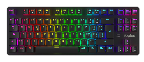 IOPLEE 319BTR keyboard Universal USB QWERTY Italian Black – image 2